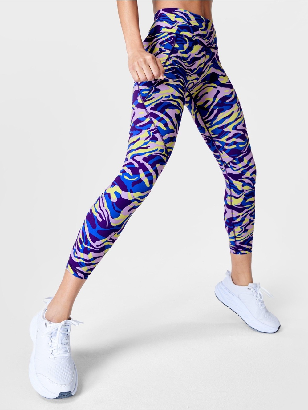 Sweaty Betty Power 7/8 Workout Leggings
S Purple Liquid Animal Print EUC